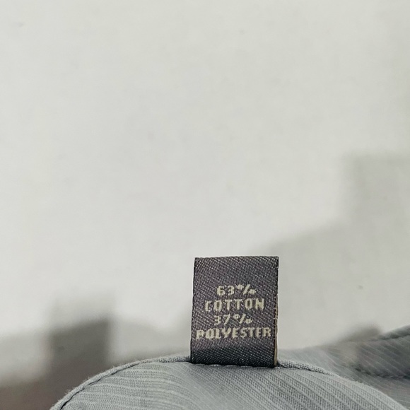 Joseph Abboud Mens Dress Shirt Long Sleeve Shirt Silver Mens Size 17.5 - Picture 8 of 10